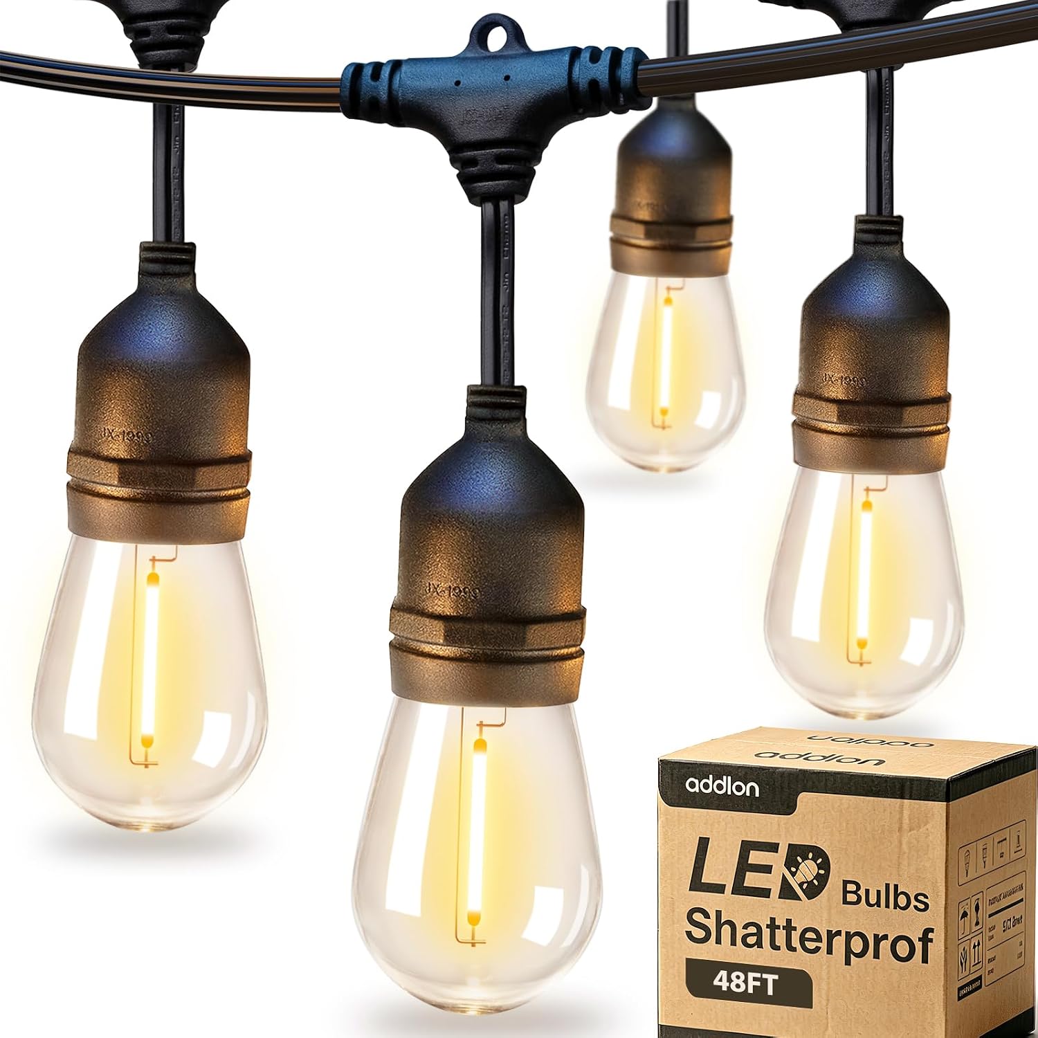 Bistro string lights