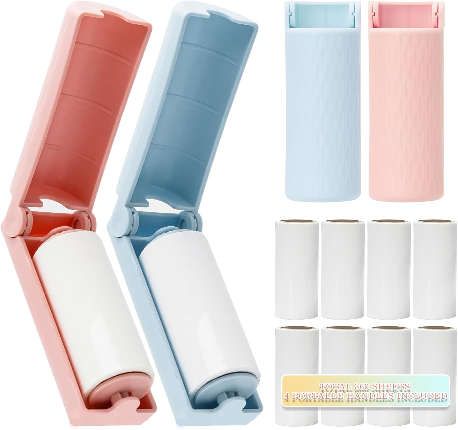 Portable lint roller