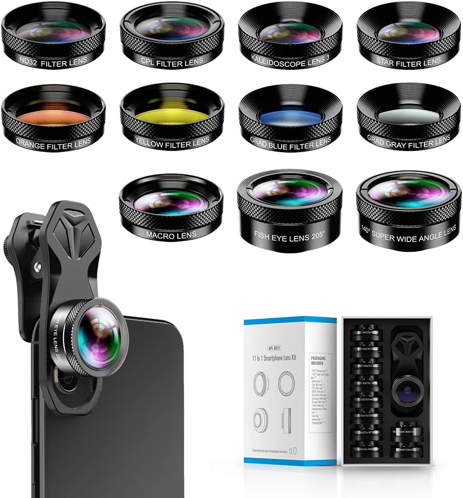 Phone camera lens kit