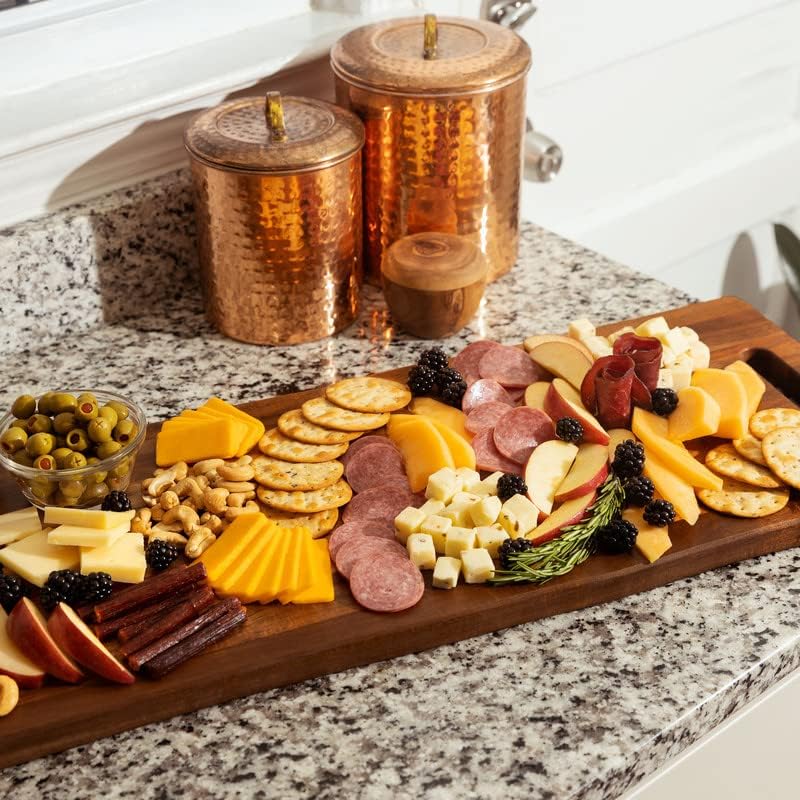 Large acacia wood serving board