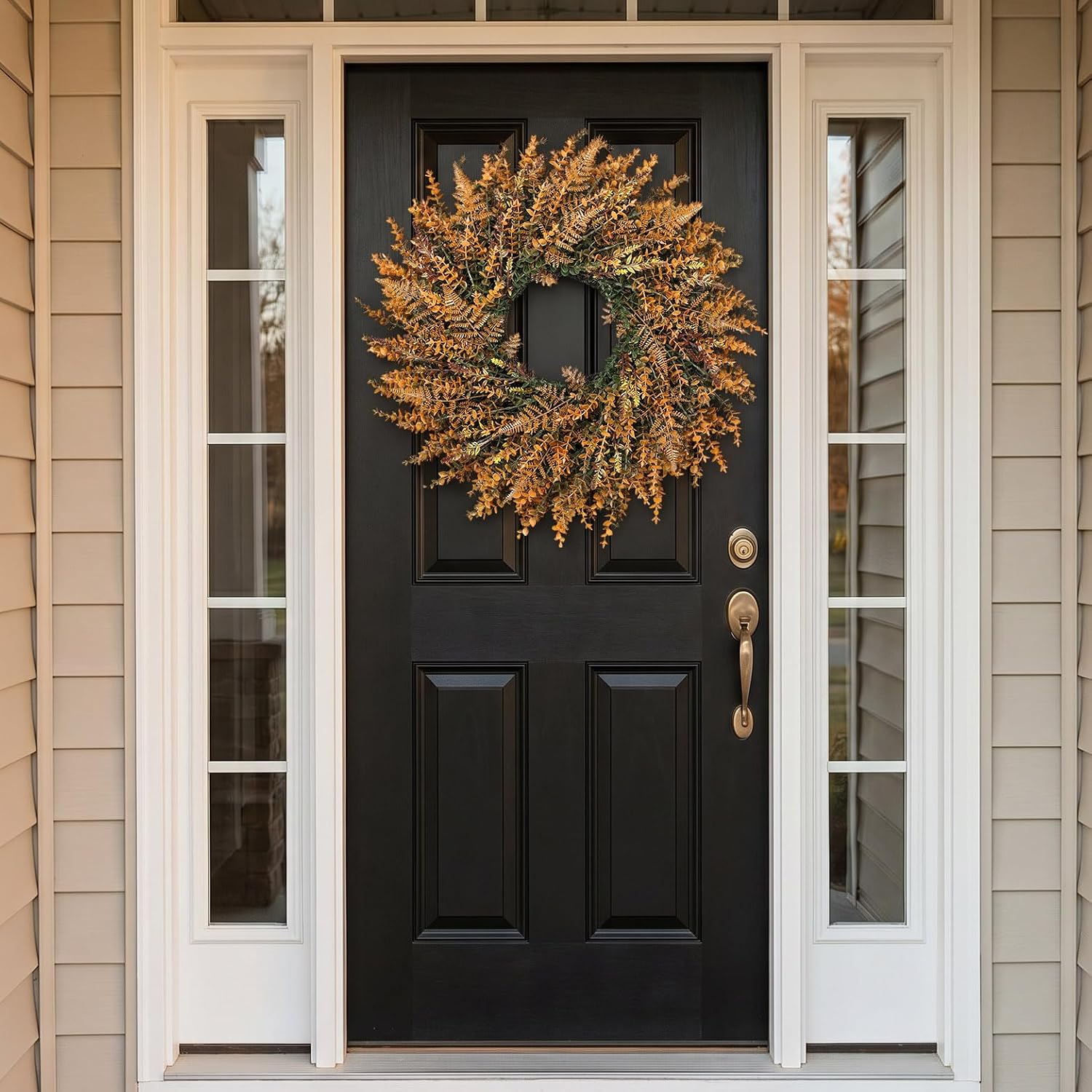 Fall door wreath
