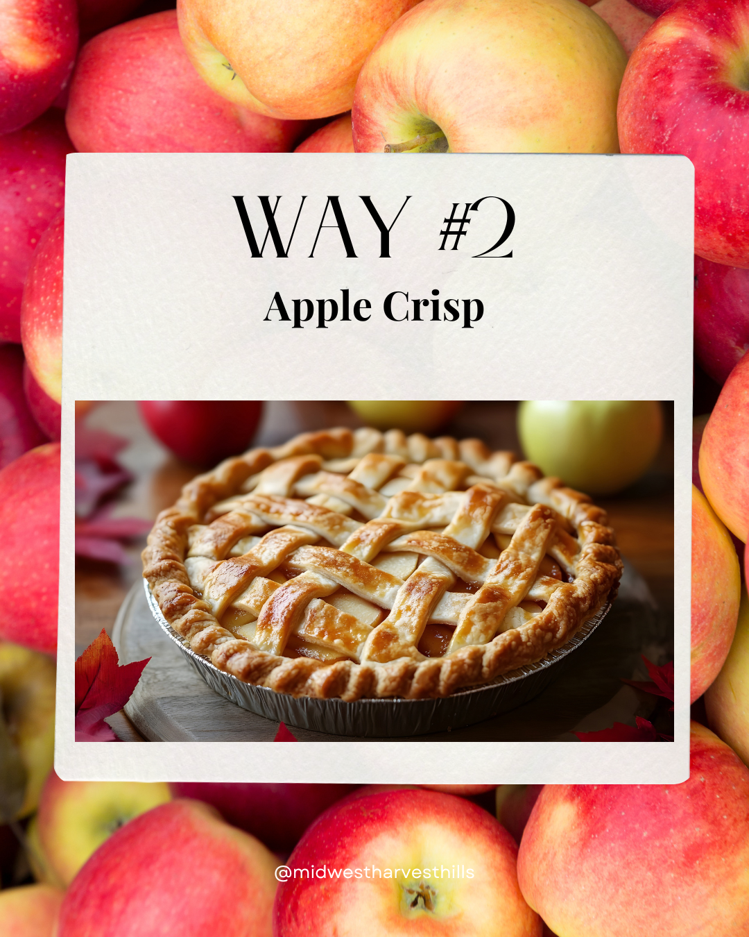 Lattice-top apple pie cooling on a wooden board