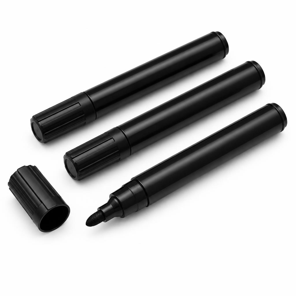 Black paint pens
